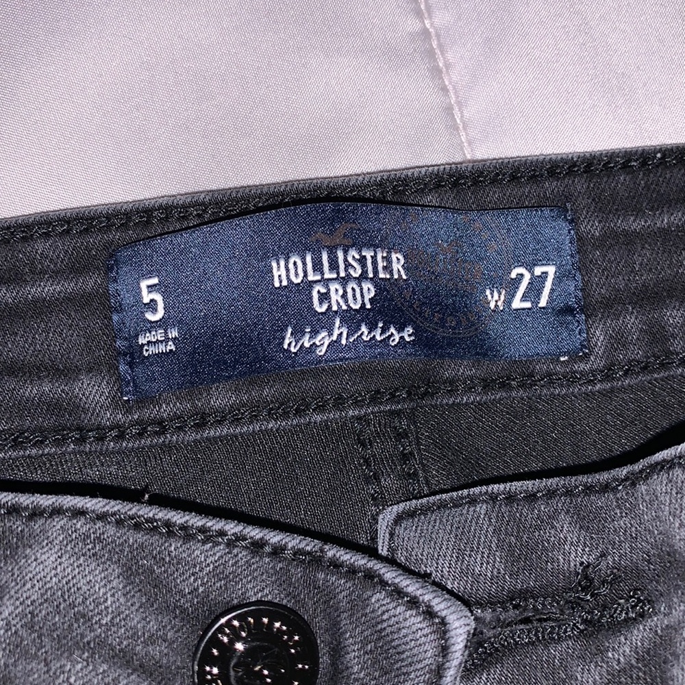Hollister black high rise jeans